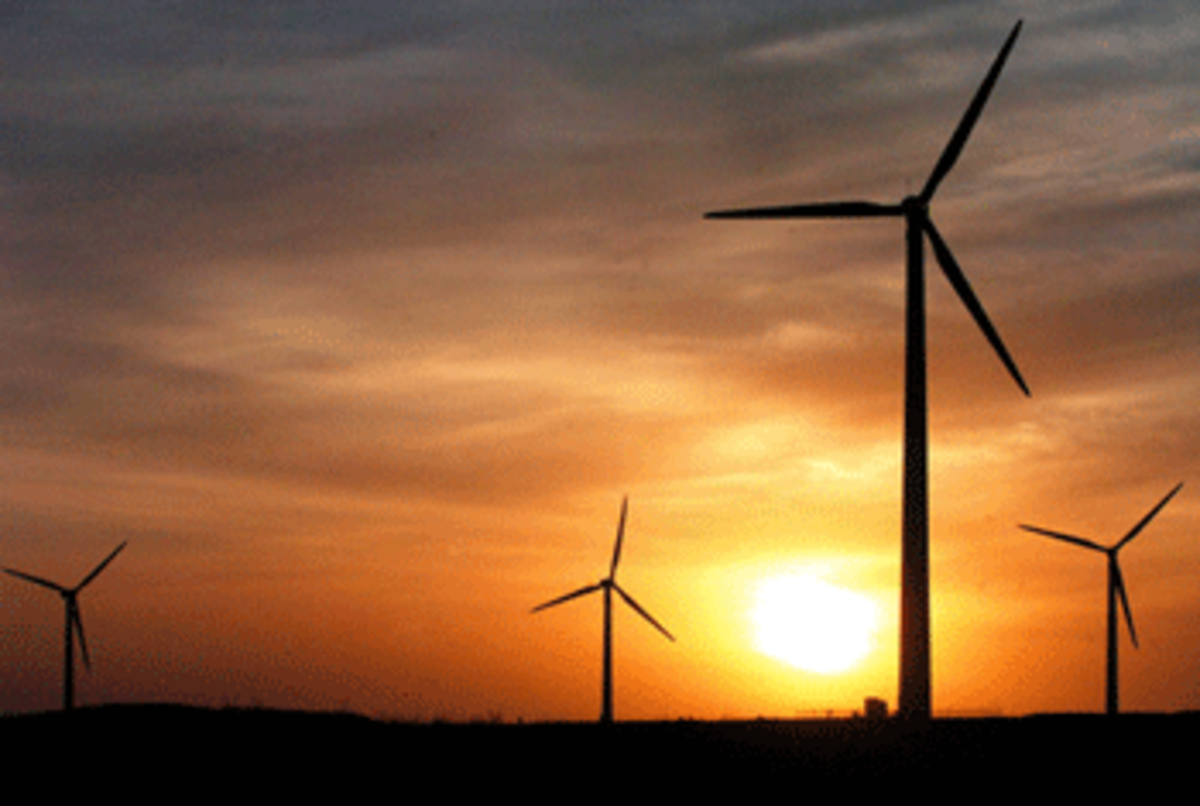 wind farm Running Out of Energy