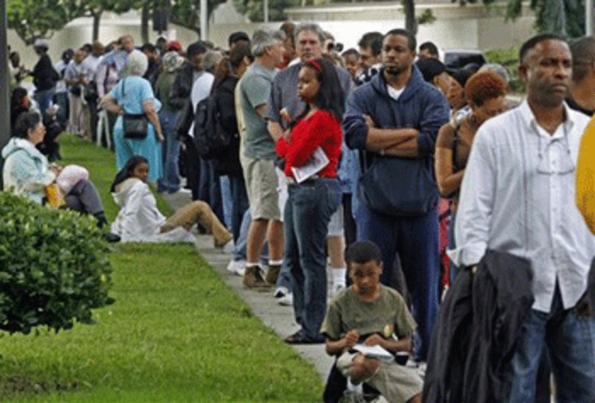 long voting lines The Shape of Politics to Come