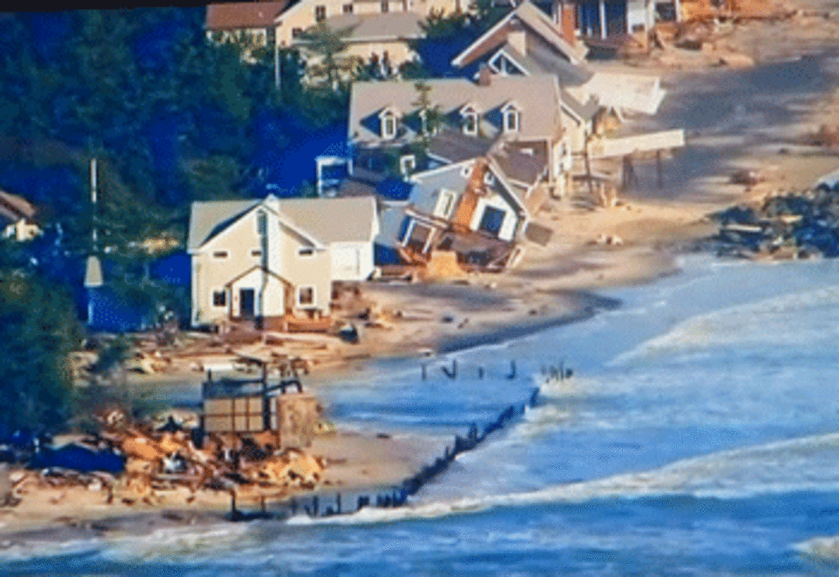 sandy damage Does Terrorism Distract From Larger Threat?