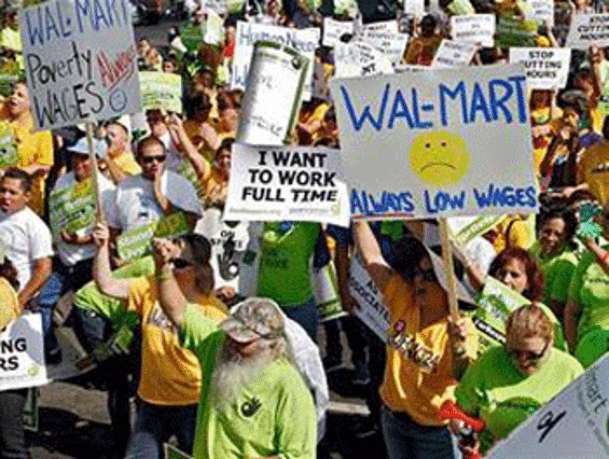 walmart strikers Taxpayers Should Stop Subsidizing Walmart