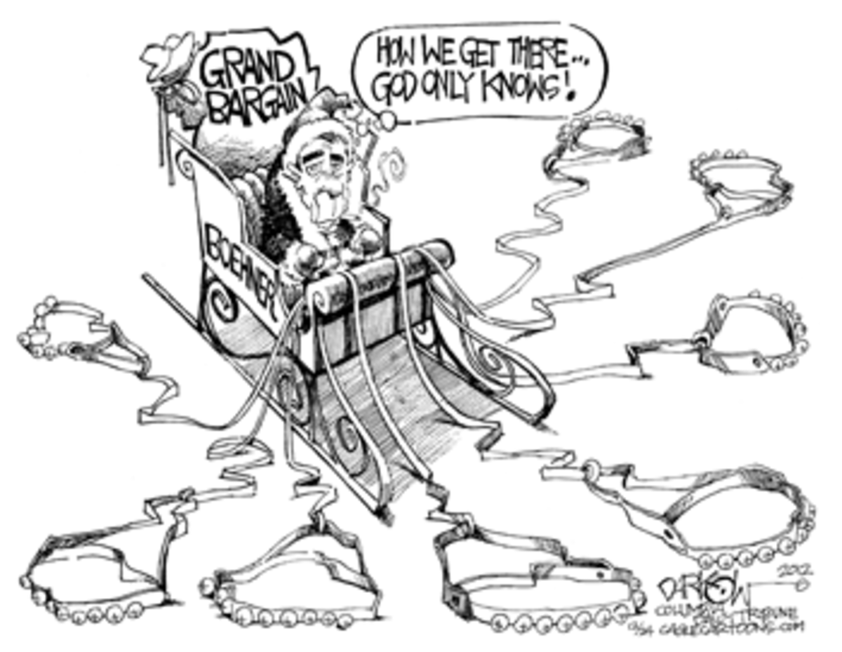 boehner sled How to Beat Republican Fanatics: Call Their Bluff, Go Over Cliff