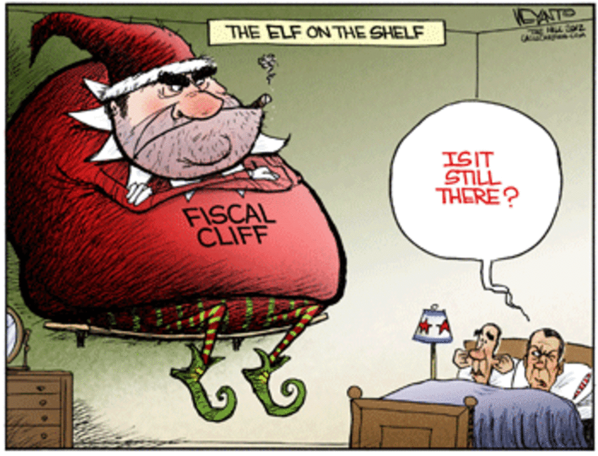 fiscal cliff santa Why Deficit Reduction, Not Jobs and Wages?