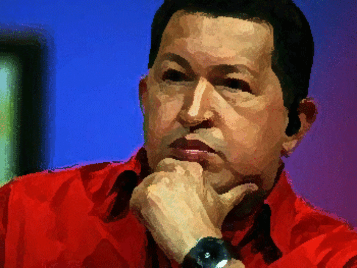 hugo chavez brush Hugo Chávez Turns Toward the Sunset