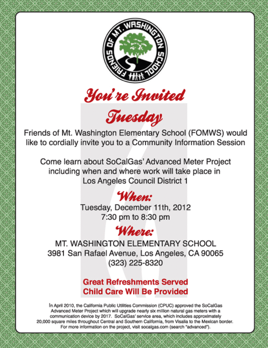 mt washington school Mt. Washington School Information Session: December 11