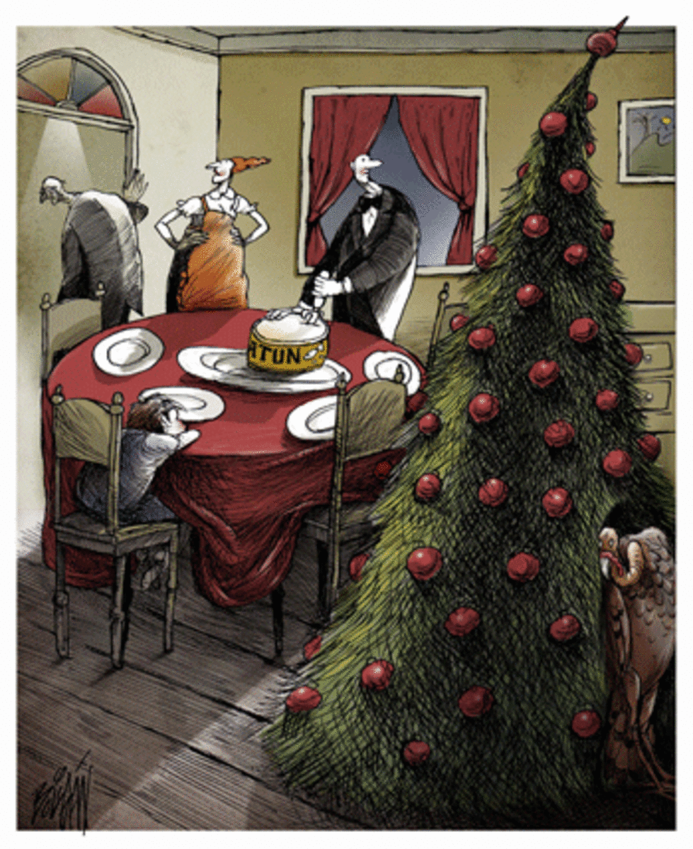 xmas turkey Ghost of Christmas Presents