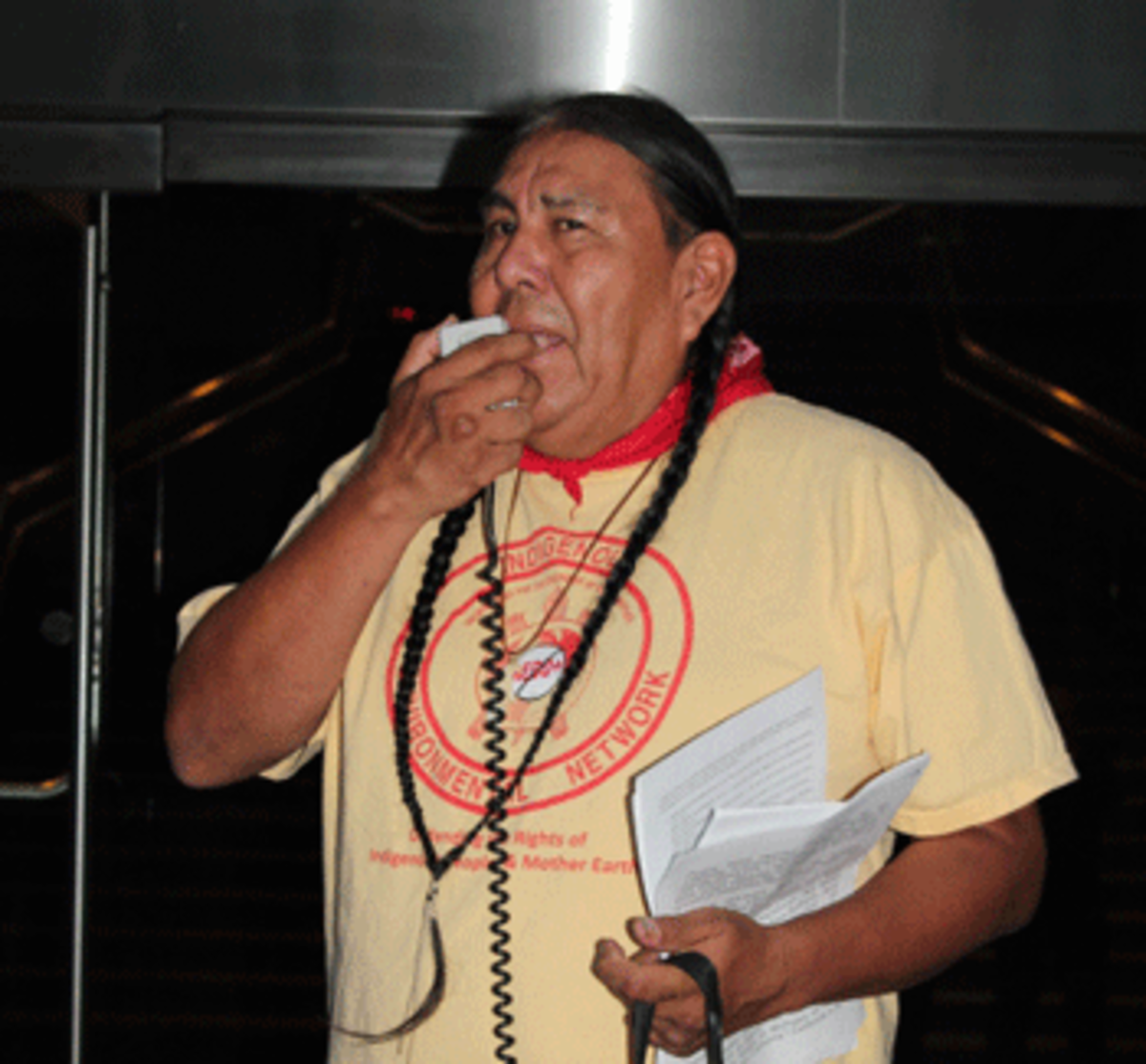 Tom Goldtooth, Executive Director of the Indigenous Environmental Network, talks about the enormous threat Jerry Brown's support of REDD poses to indigenous people and the environment around the world.