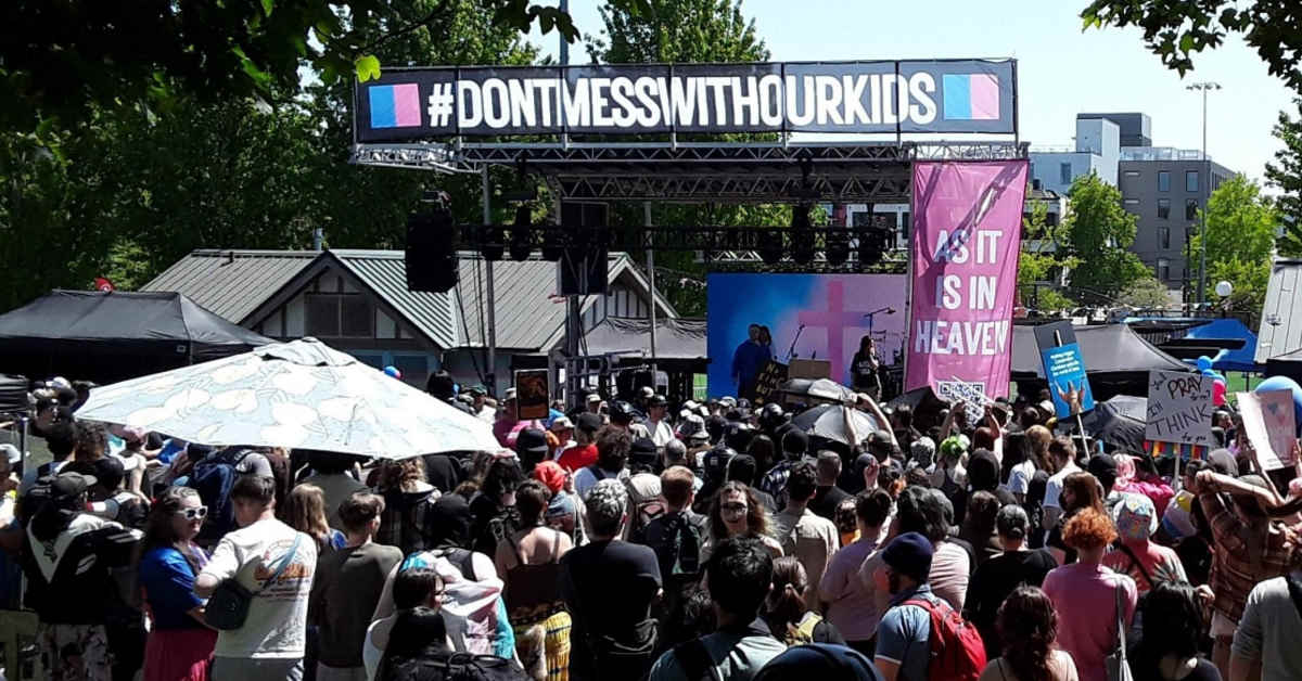 Community Fights Back Against Christian Nationalist Anti-Trans Hate ...