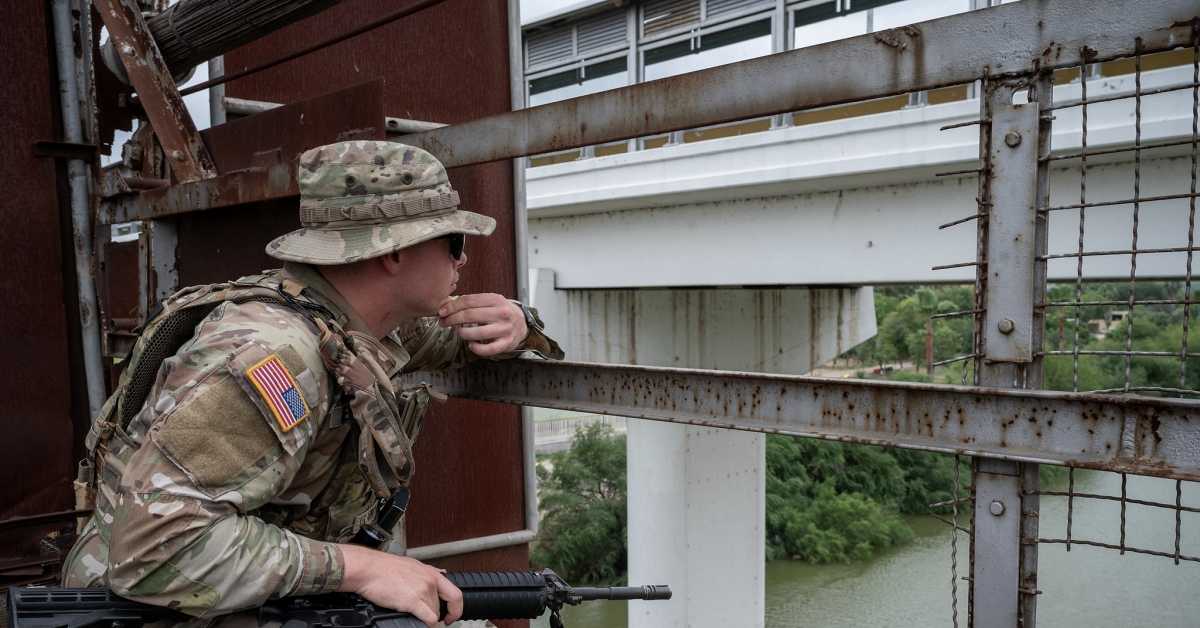 Forces Rio Grande Once an Inviting River, Rio Grande Now a Militarized Border - LA ...