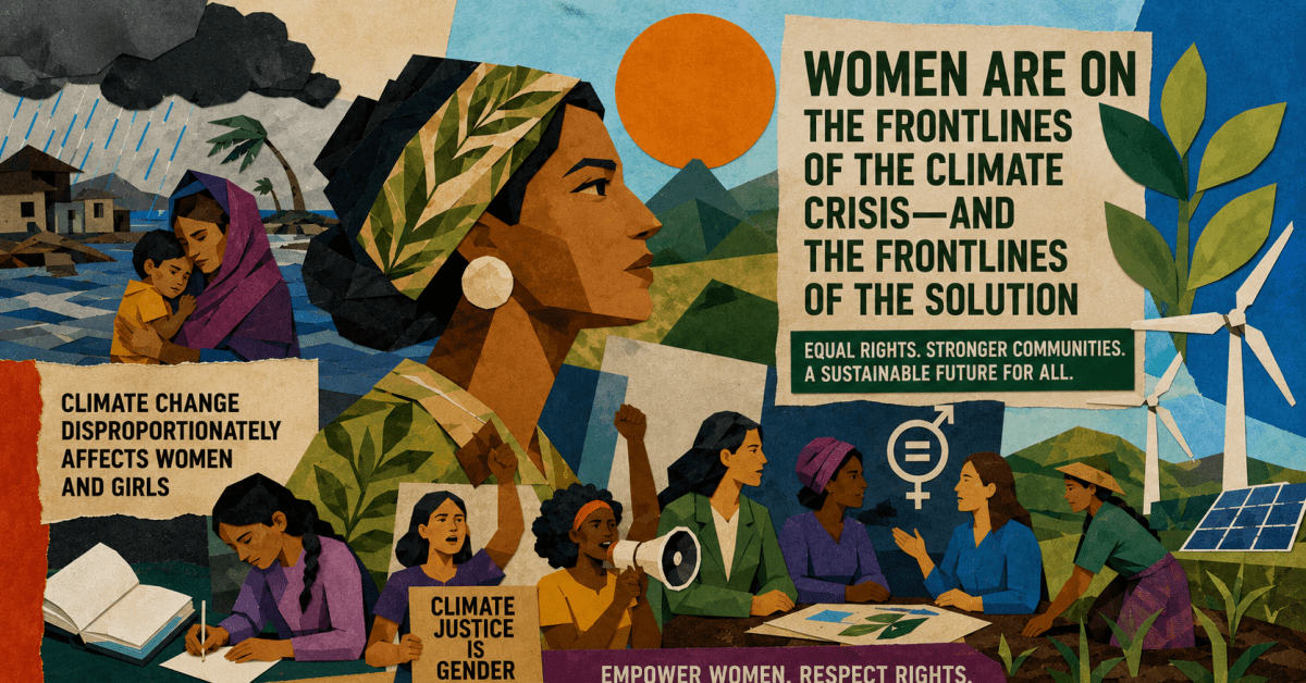 Women Are on the Frontlines of the Climate Crisis—and the Frontlines of ...