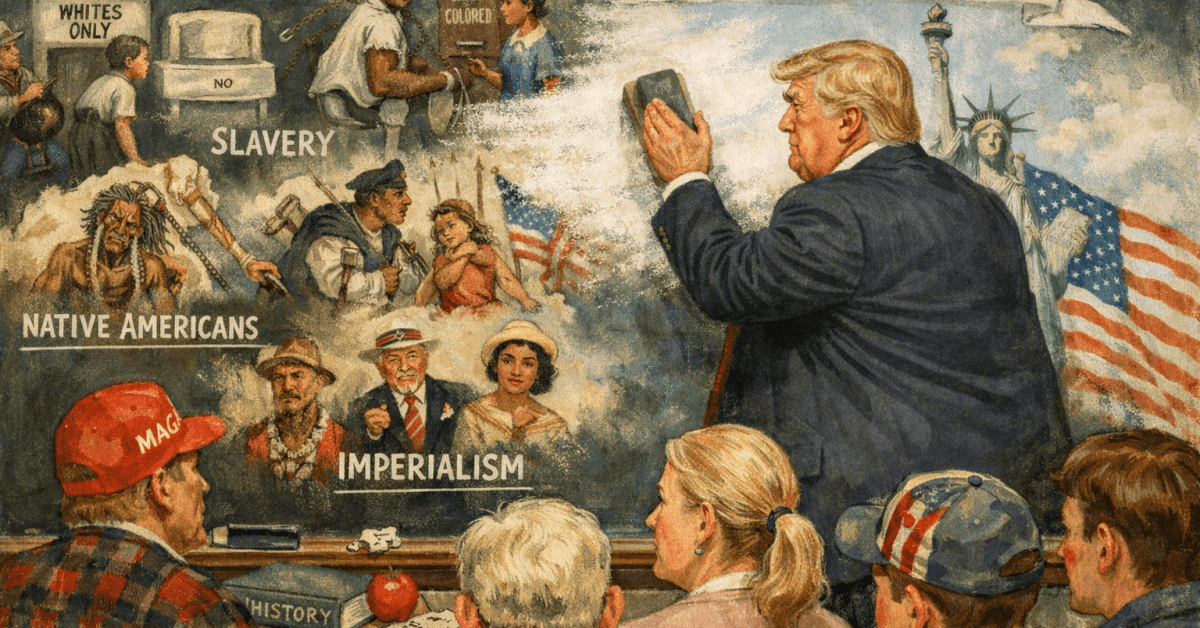 President Trump and the Falsification of History - LA Progressive