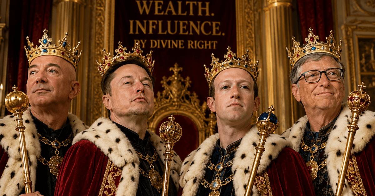 No More Kings But Billionaires are Fine? Really?