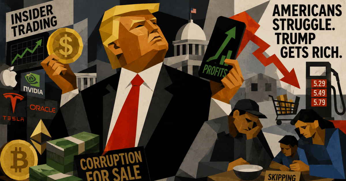 As Americans Skip Meals, Trump Profits From Power