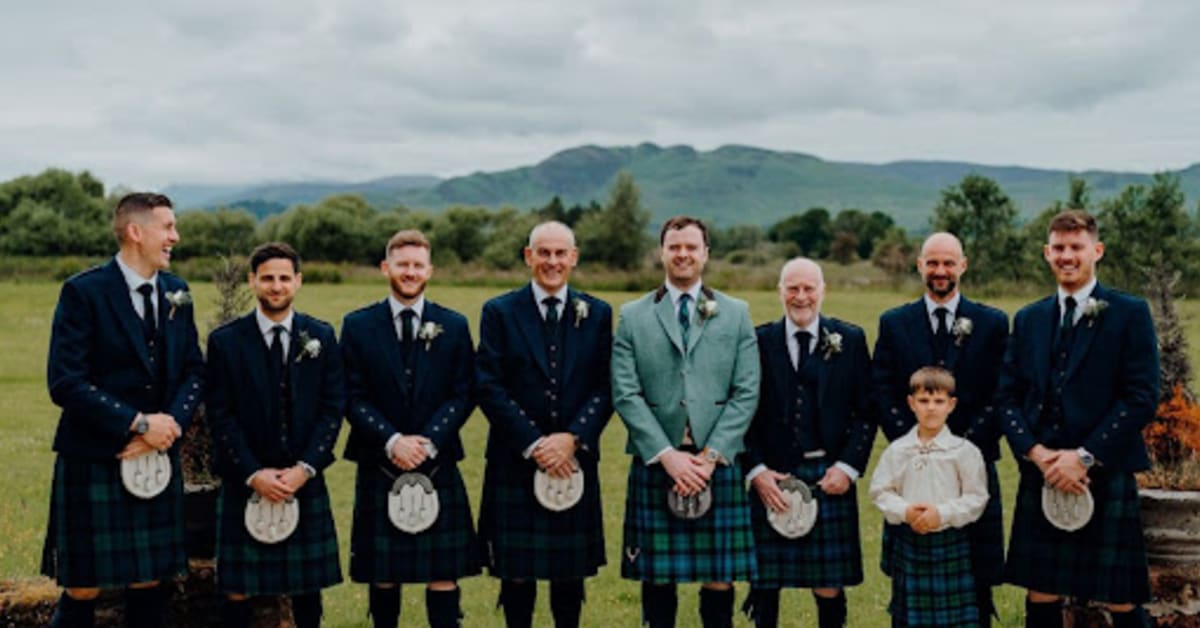 Irish wedding kilt clearance