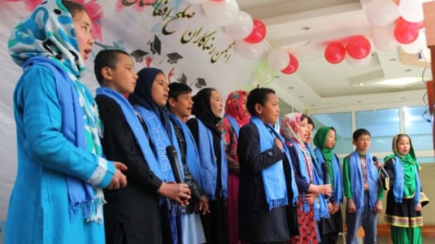 The first batch of 100 street kids graduated in March 2018.