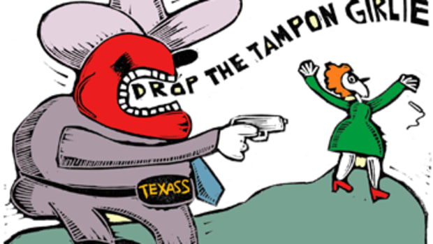 drop the tampon girlie