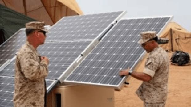 marines solar power