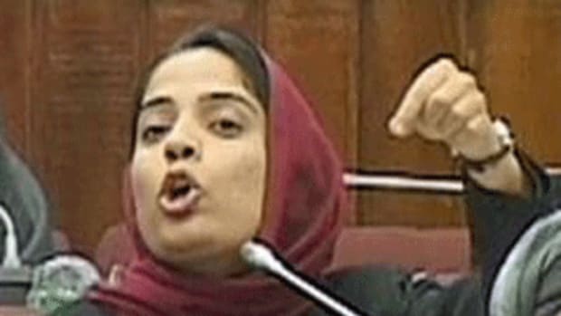 Afghan Minister of Parliament Malalai Joy