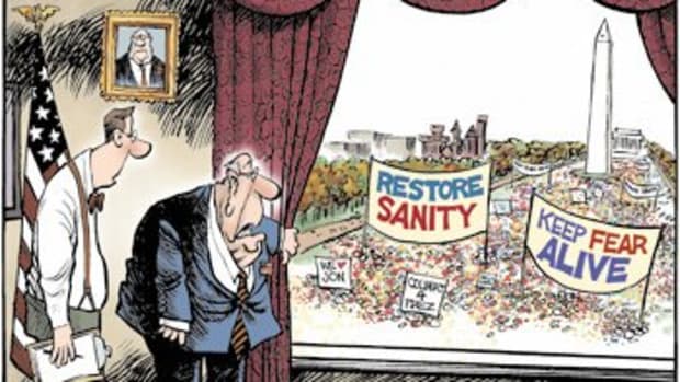 restore sanity rally