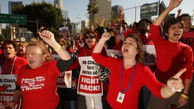 LA Teachers Union Standoff