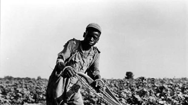 13-year-old boy sharecropping in 1937