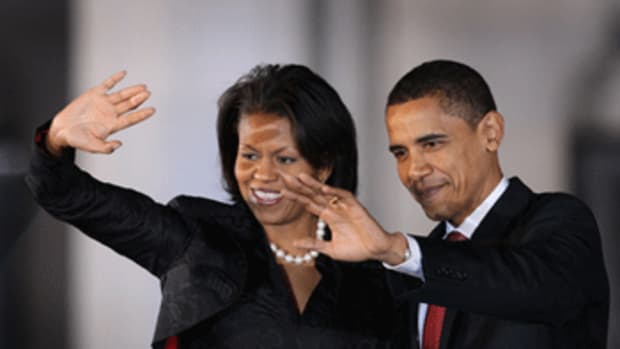 MIchelle and Barack Obama