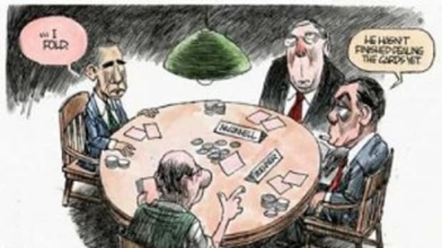 obama playing poker