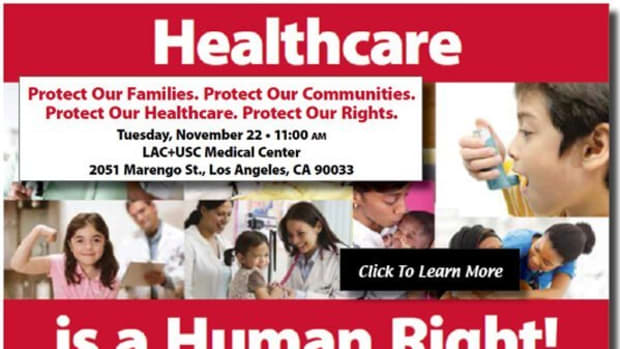 Healthcare Human Right Rally