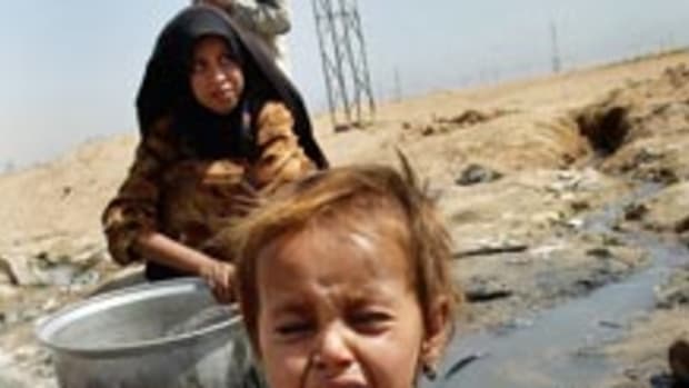 Child Crying Middle East