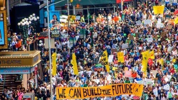 People’s Climate March in September 2014.