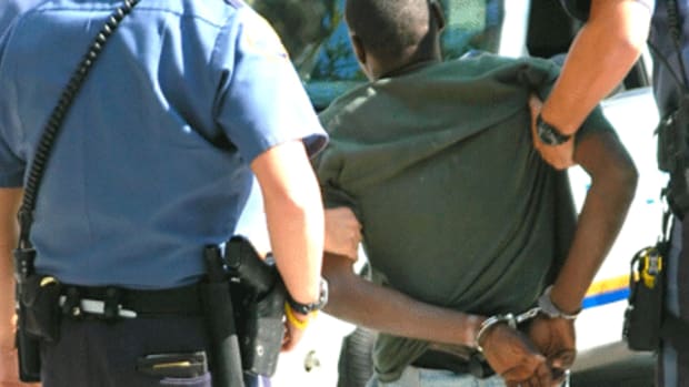 black man arrested