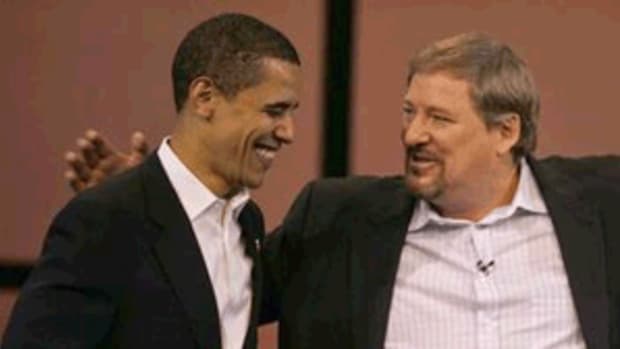 Barack Obama and Rick Warren
