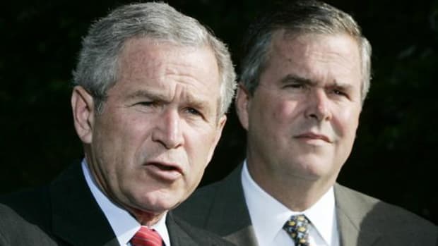 George and Jeb Bush