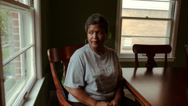 Barbara Toles, a former Democratic member of the Wisconsin State Assembly, at her home in Milwaukee.