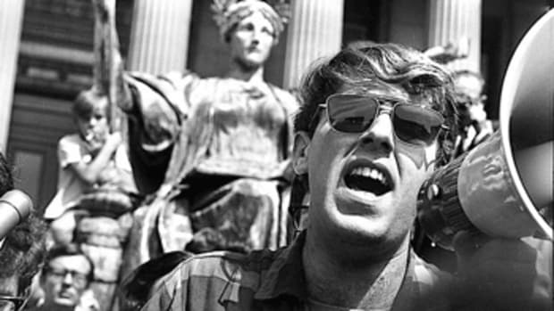 Mark Rudd led student protests at Columbia University in 1968.