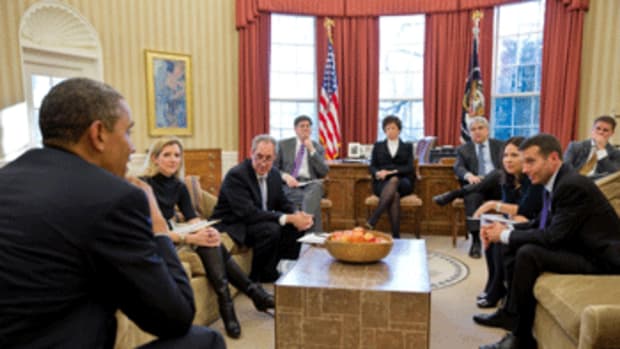 obama and senior staff