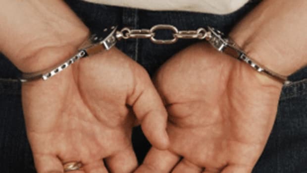 Probation handcuffs handcuffed