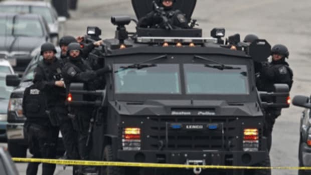 police armored car
