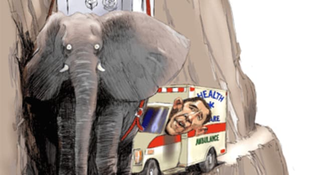 elephant roadblock