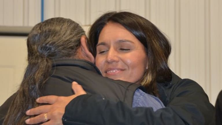 Tulsi Stands with Veterans at Standing Rock