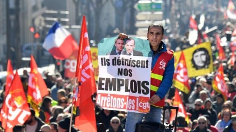 French Unions and Yellow Vests Converge