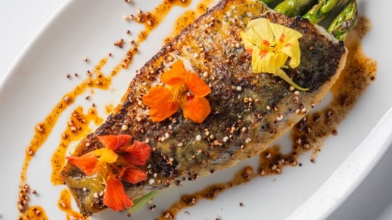 Baked Fish with Lemon Cream Sauce