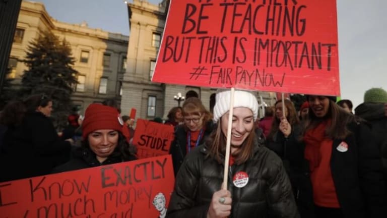 Teachers on the March
