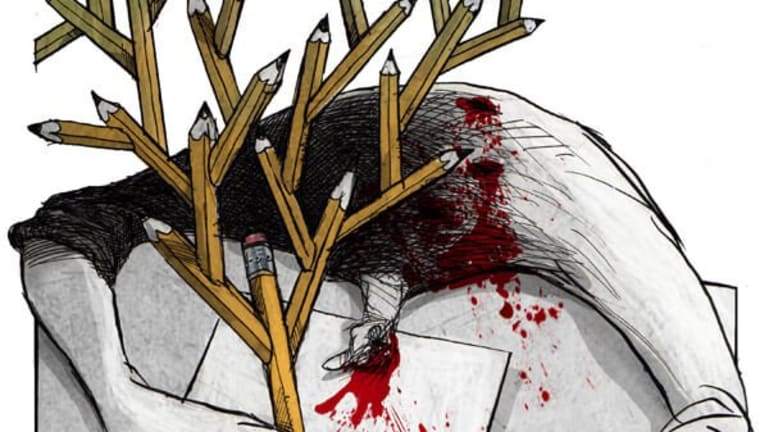France's Cartoonists and Murder
