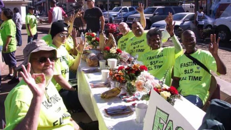 Long Beach Walmart's Black Friday Protest