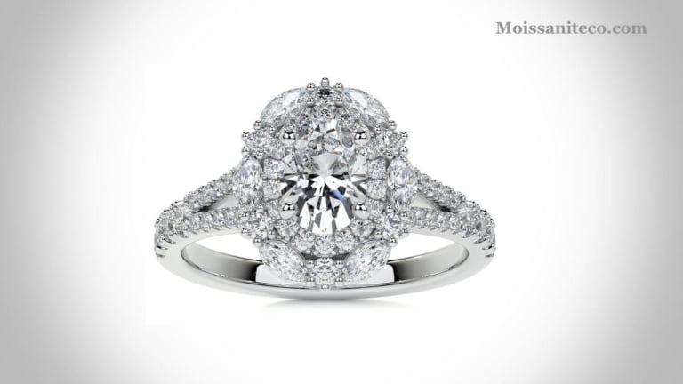 Moissanite Engagement Ring: Less Cost & More Glam