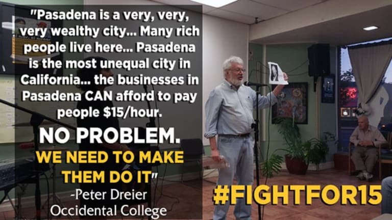 Let's Get Pasadena Onboard the $15/Hour Minimum Wage Bandwagon