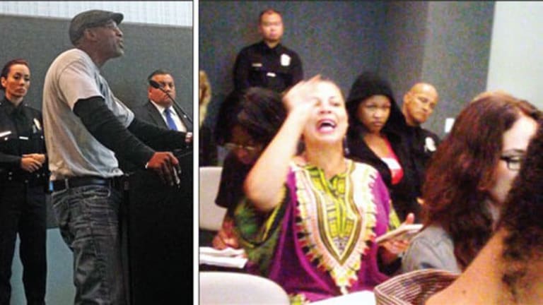Tensions Mount at LAPD Public Meeting