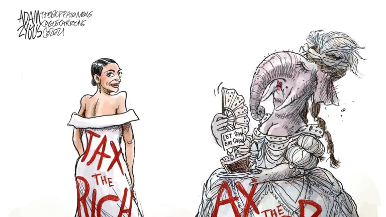 Ocasio-Cortez and Her "Tax the Rich" Dress Sparks Talk