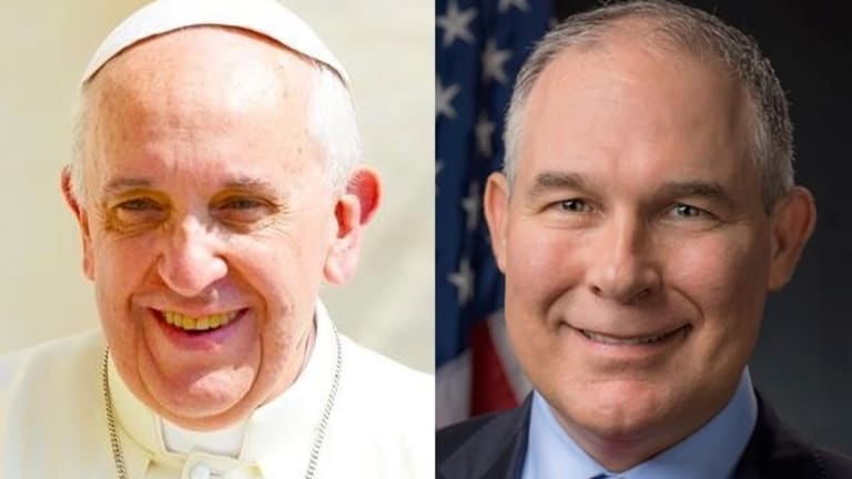 Pope Francis vs. Scott Pruitt
