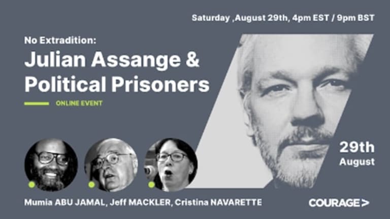 Mumia Abu-Jamal Joins Assange Panel